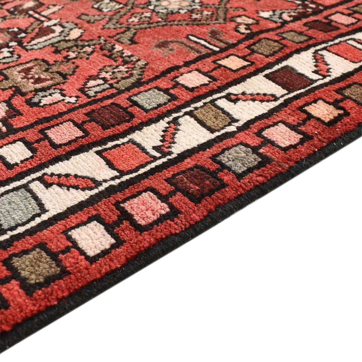 Perski dywan - Nomadyczny - 169 x 82 cm - czerwony