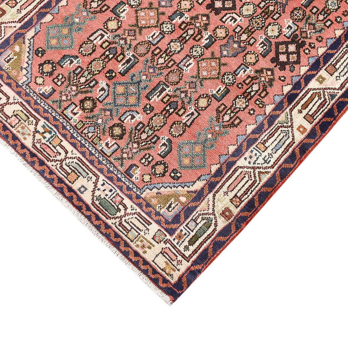 Biegacz Perski dywan - Nomadyczny - 212 x 80 cm - jasna czerwień