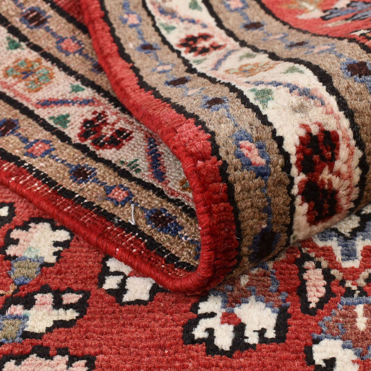 Biegacz Perski dywan - Nomadyczny - 215 x 86 cm - czerwony