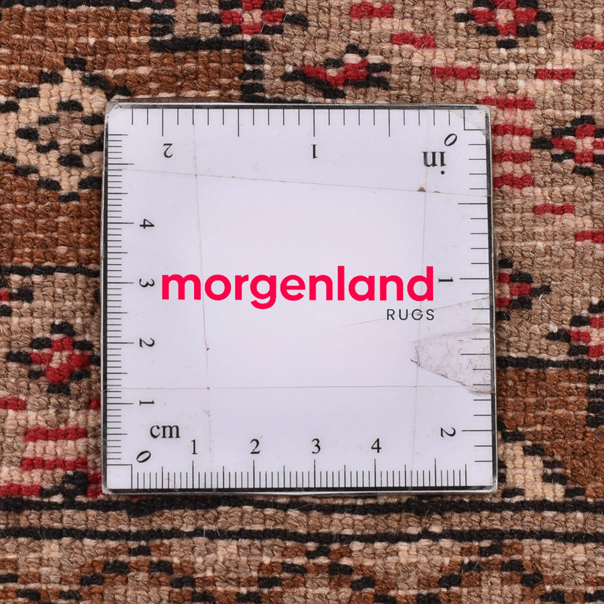 Dywan turkmeński - 132 x 97 cm - jasna czerwień