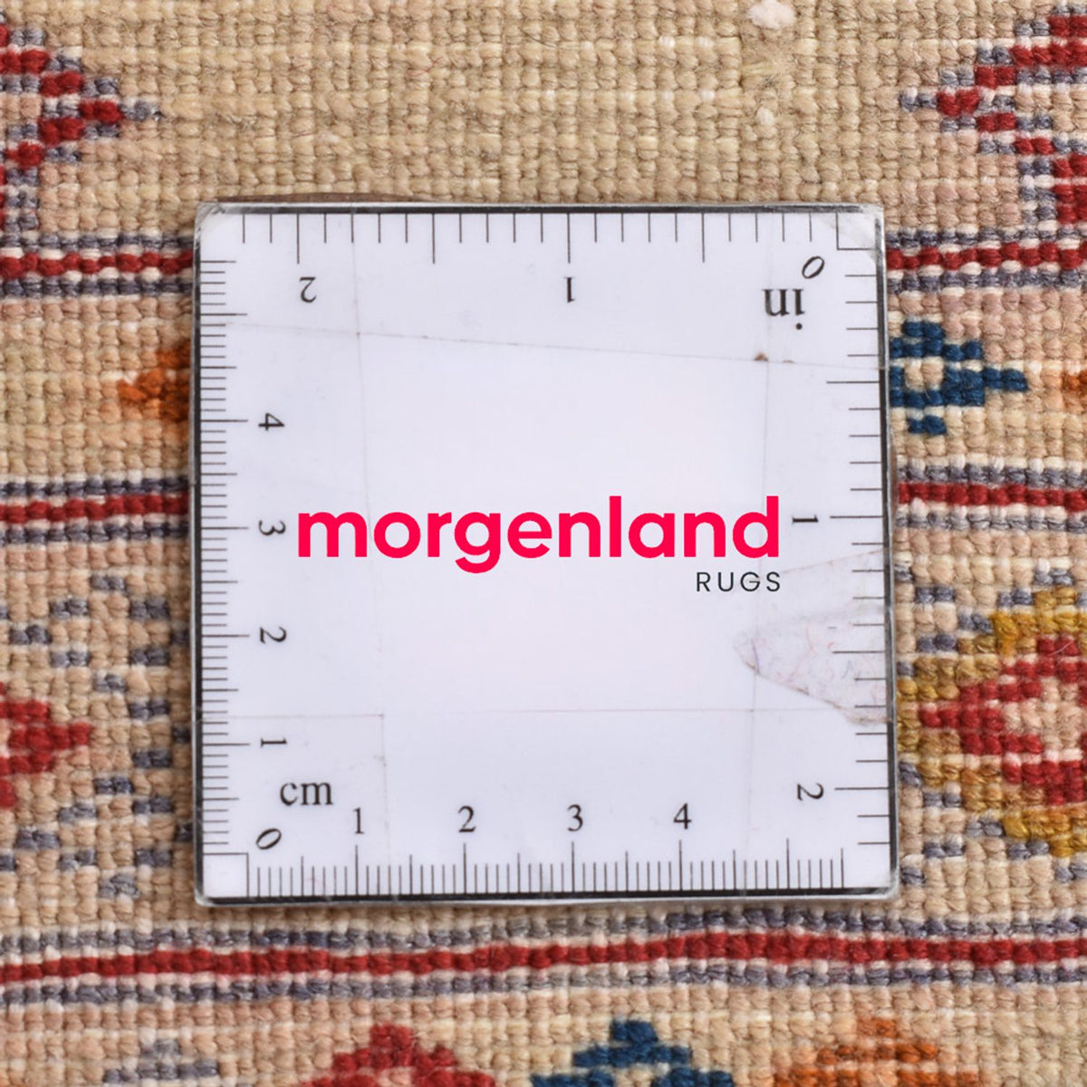 Dywan turkmeński - 89 x 62 cm - wielokolorowy