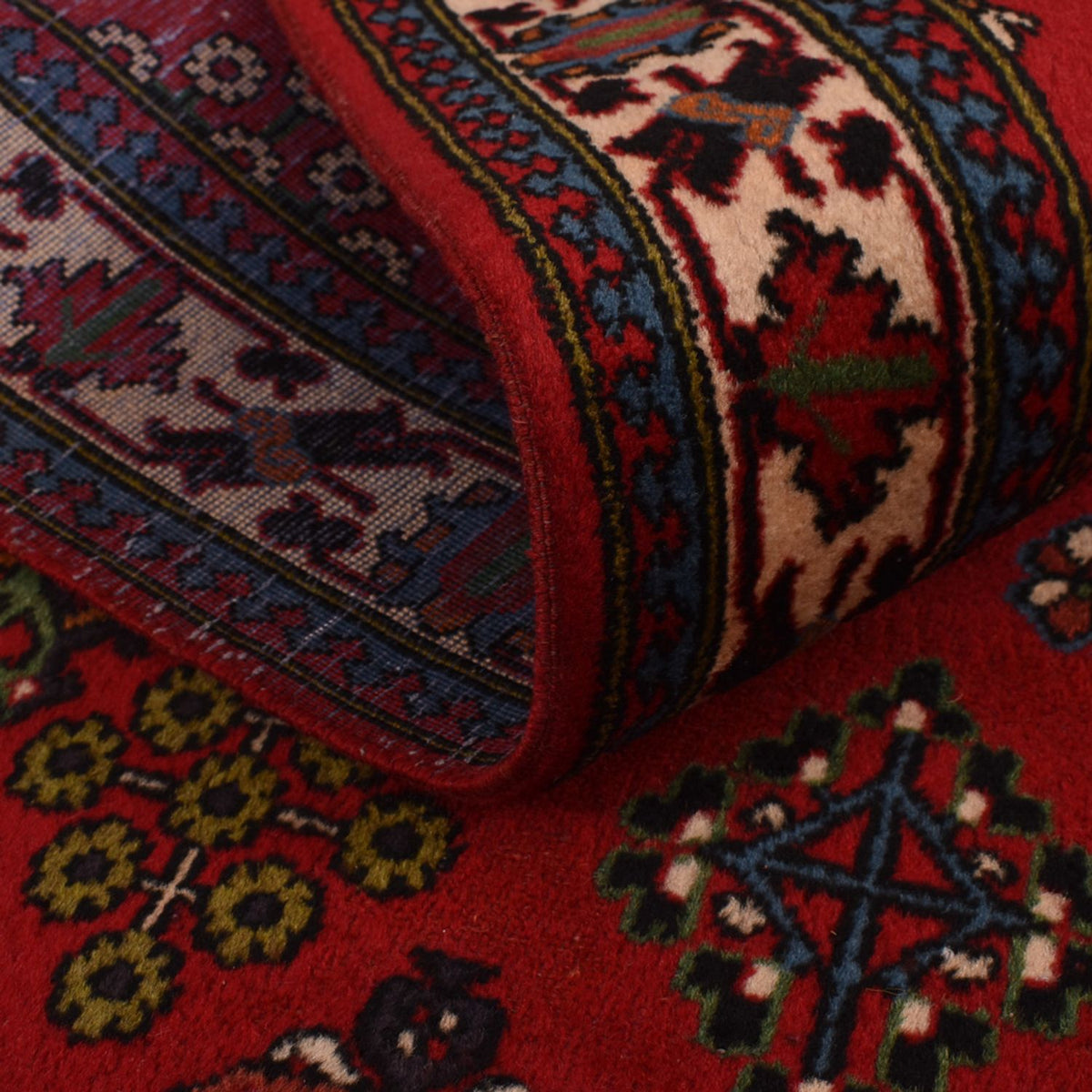 Biegacz Perski dywan - Nomadyczny - 398 x 122 cm - czerwony