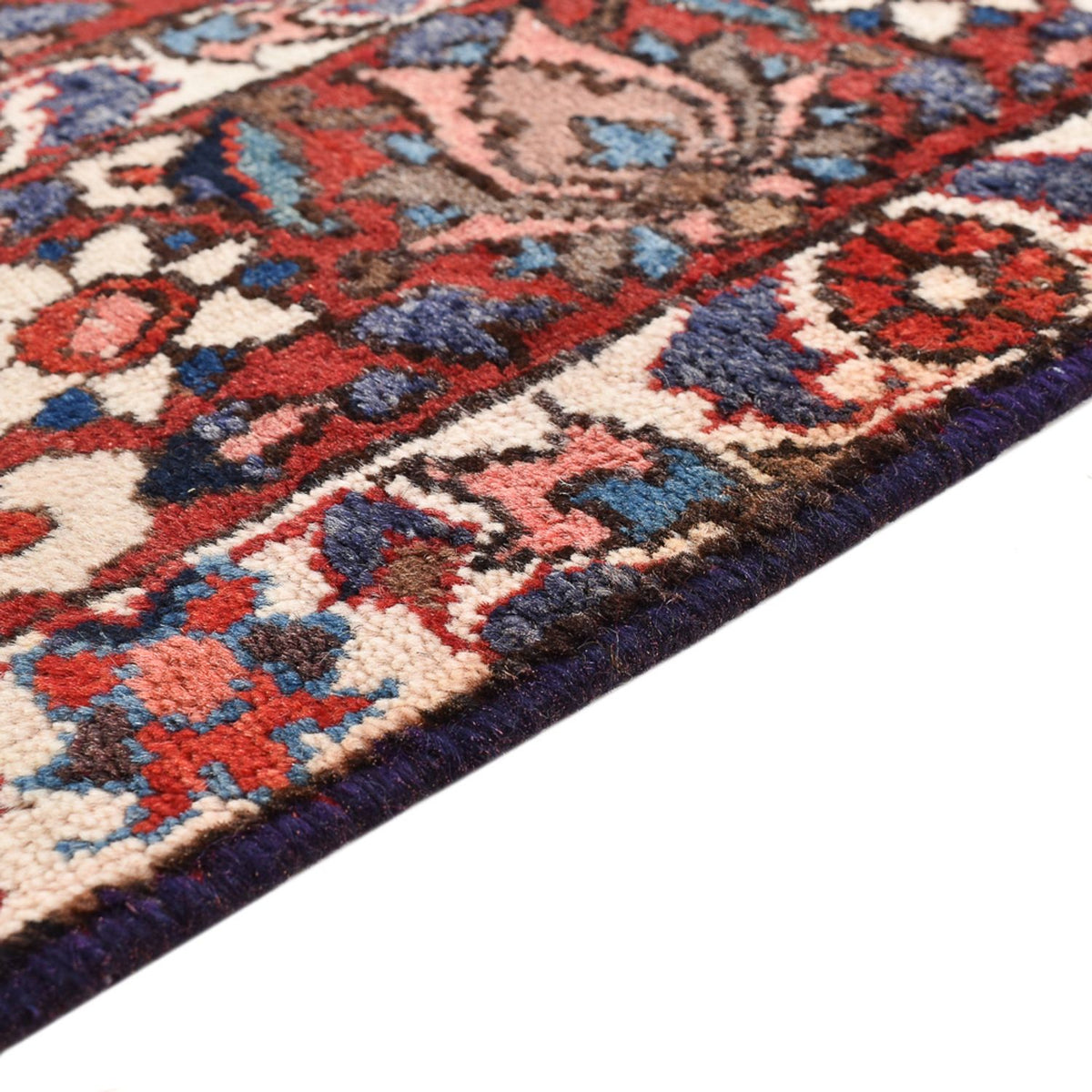 Perski dywan - Nomadyczny - 205 x 142 cm - czerwony