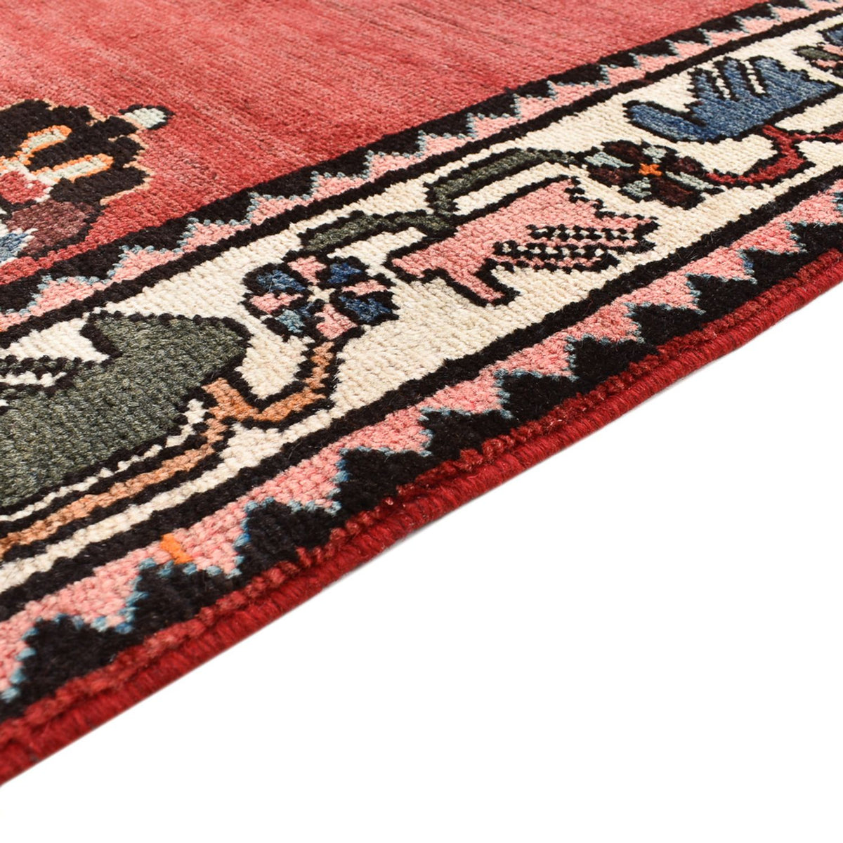 Perski dywan - Nomadyczny - 267 x 162 cm - czerwony