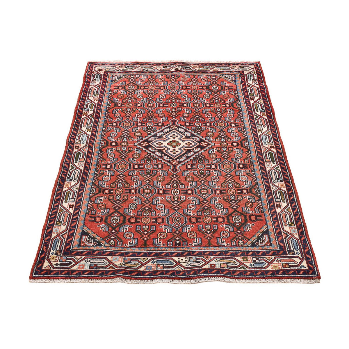 Perski dywan - Nomadyczny - 142 x 94 cm - czerwony