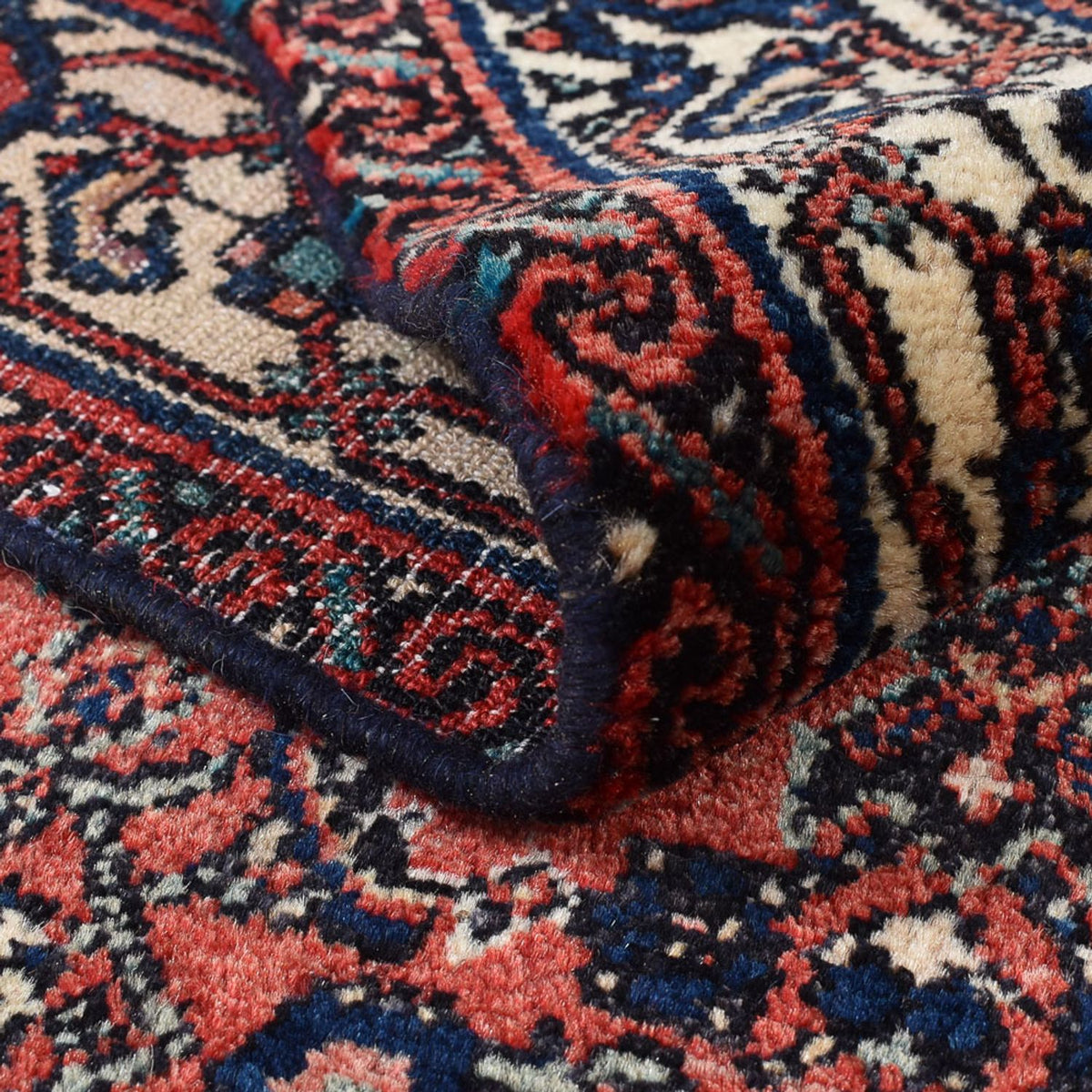 Perski dywan - Nomadyczny - 151 x 103 cm - jasna czerwień