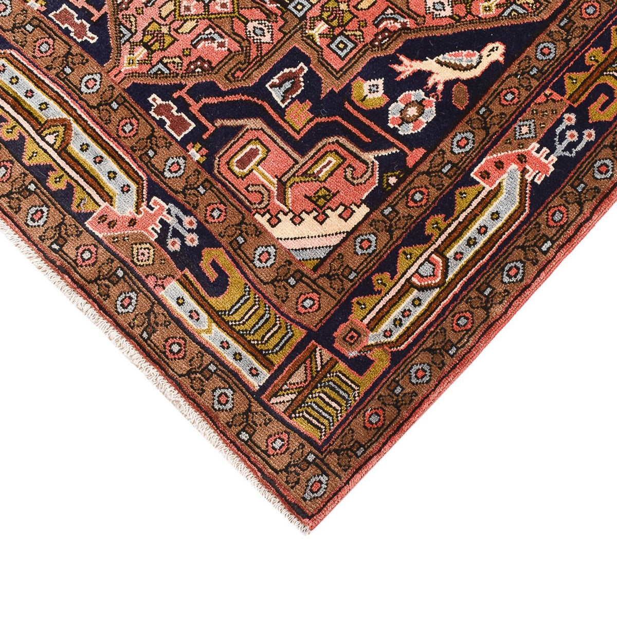 Perski dywan - Nomadyczny - 160 x 102 cm - jasna czerwień