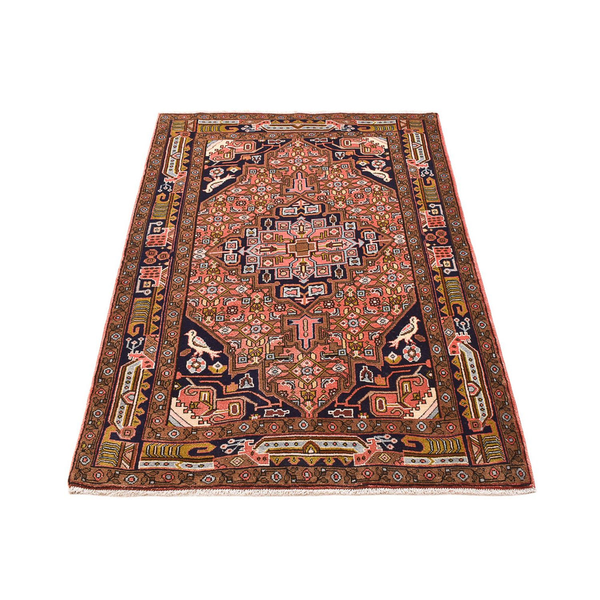 Perski dywan - Nomadyczny - 160 x 102 cm - jasna czerwień