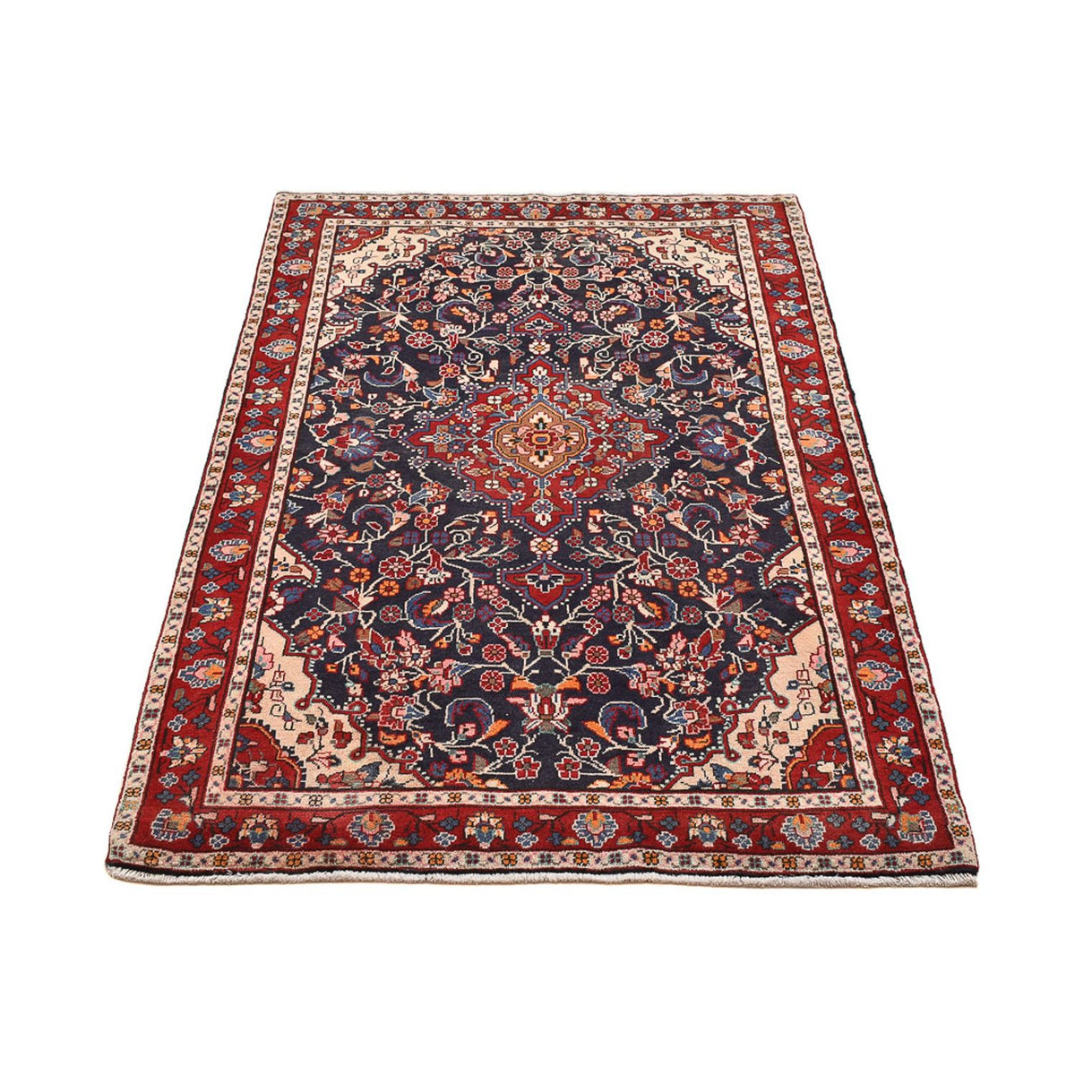 Perski dywan - Nomadyczny - 145 x 98 cm - ciemnoniebieski