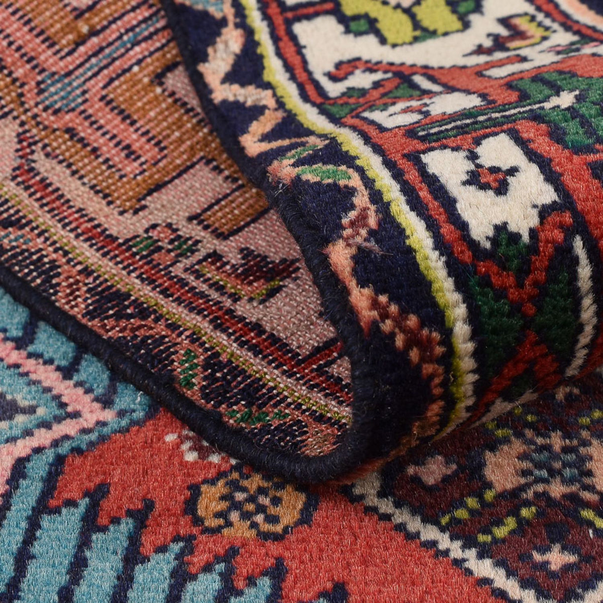 Perski dywan - Nomadyczny - 145 x 96 cm - czerwony