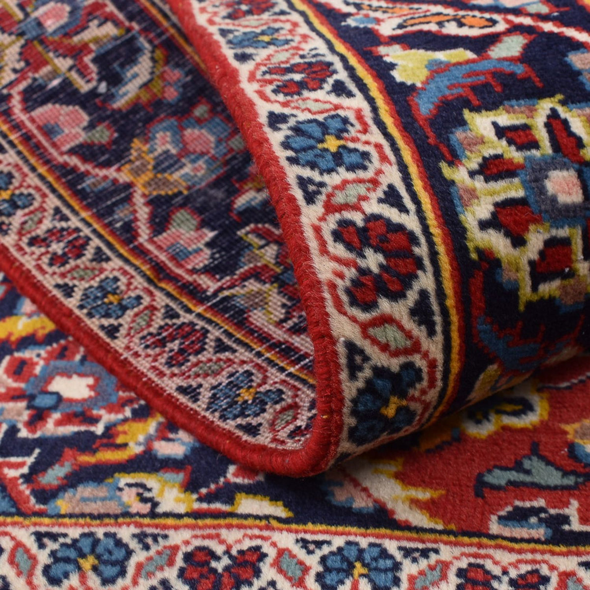 Dywan perski - Keshan - 143 x 93 cm - czerwony