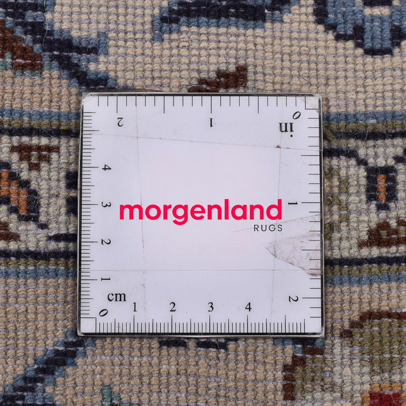 Dywan perski - Keshan - 140 x 92 cm - jasnoszary