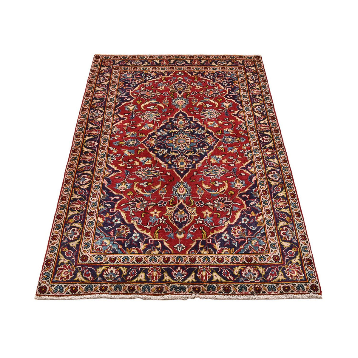 Dywan perski - Keshan - 161 x 97 cm - czerwony