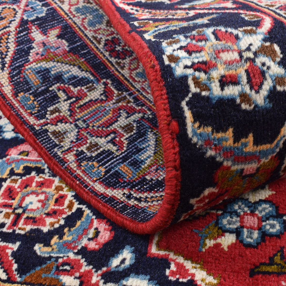 Dywan perski - Keshan - 142 x 90 cm - czerwony