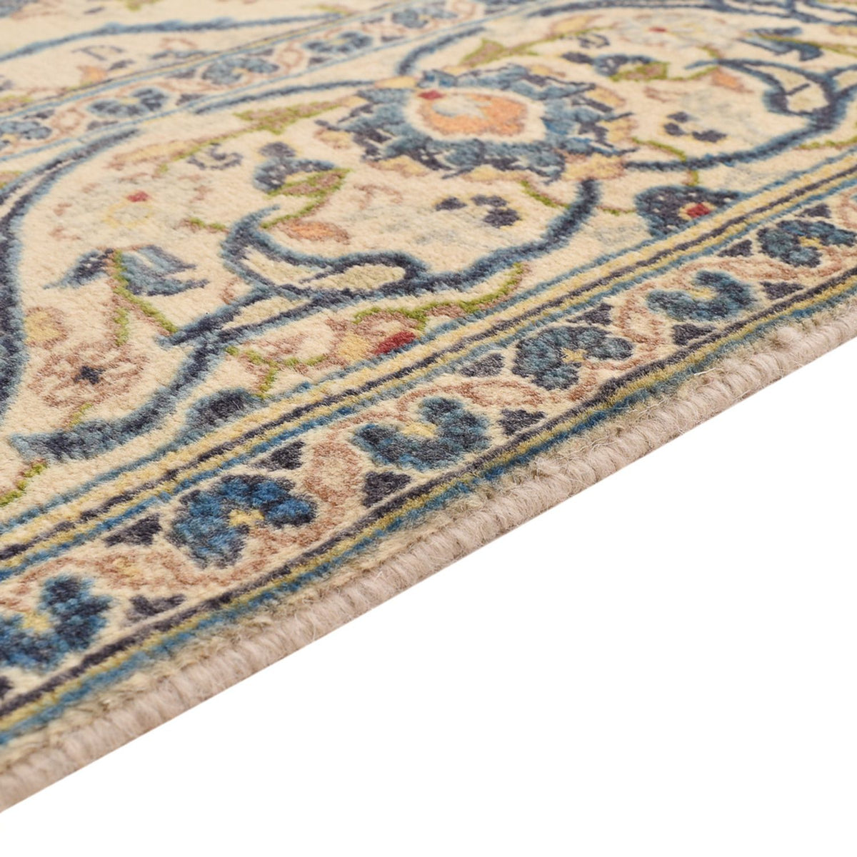 Dywan perski - Keshan - 203 x 135 cm - piaskowy