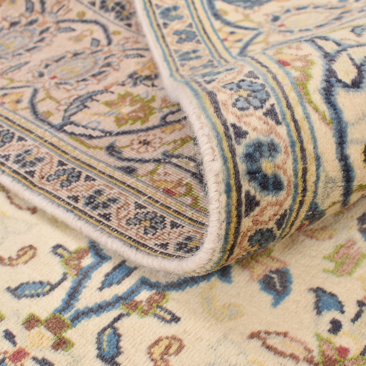 Dywan perski - Keshan - 203 x 135 cm - piaskowy