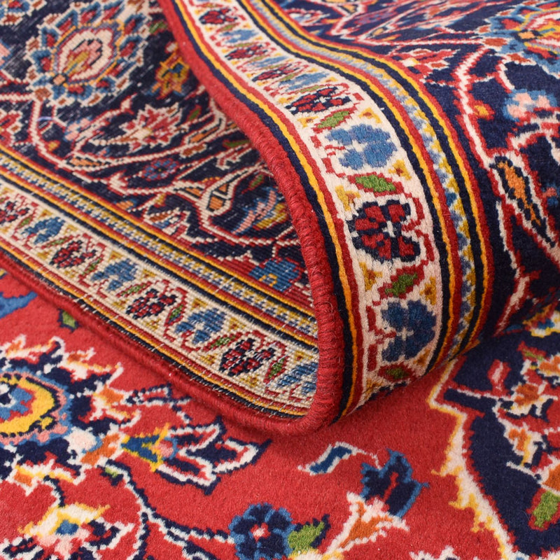 Dywan perski - Keshan - 210 x 152 cm - czerwony