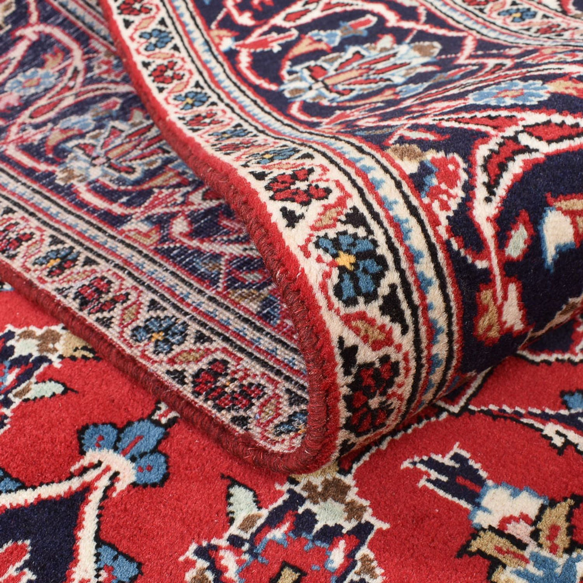 Dywan perski - Keshan - 253 x 144 cm - czerwony