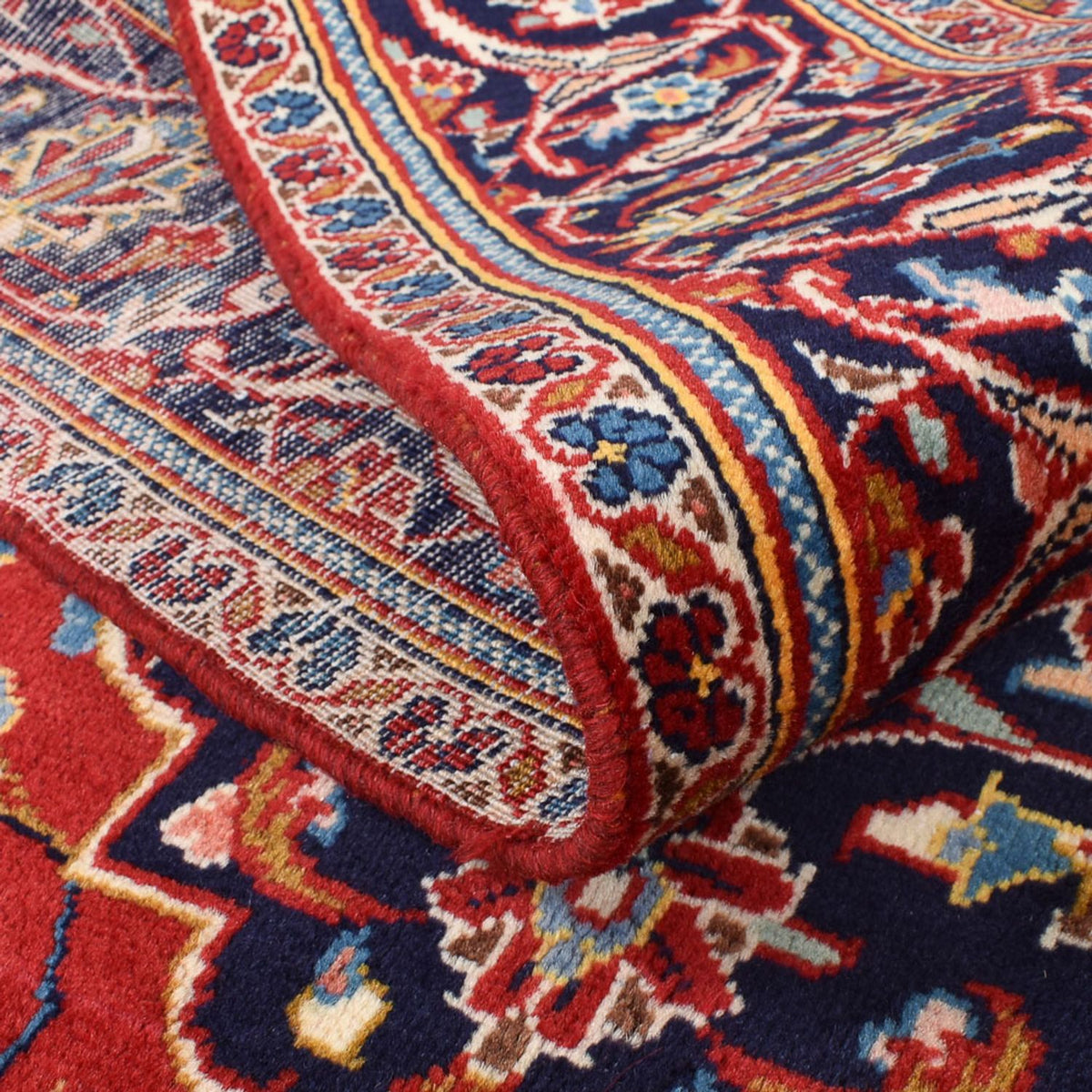 Dywan perski - Keshan - 255 x 151 cm - czerwony