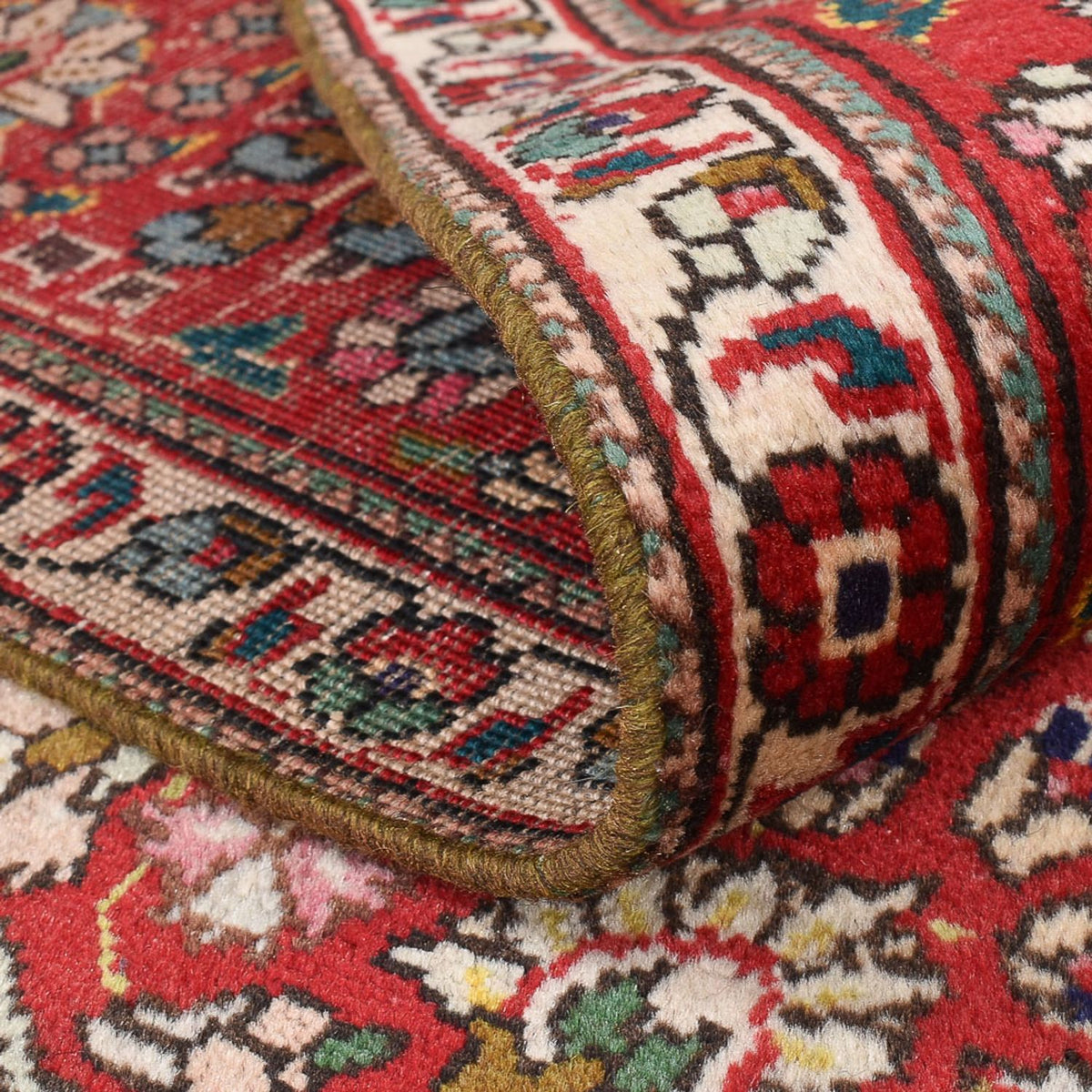 Dywan perski - Tabriz - 300 x 202 cm - ciemnoniebieski