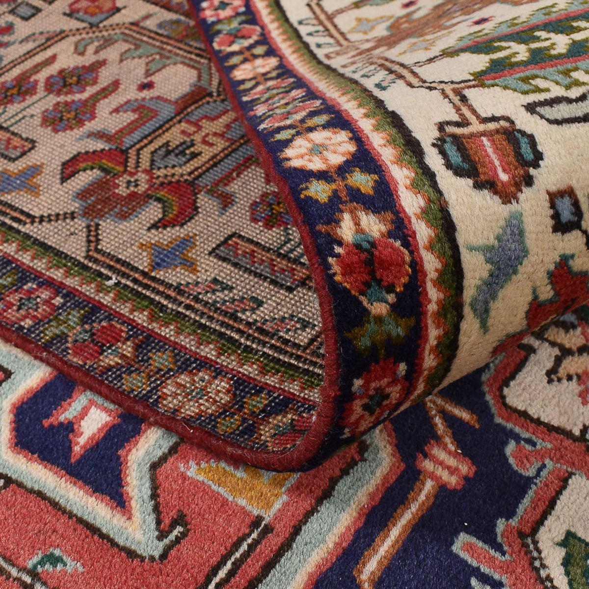 Dywan perski - Tabriz - 335 x 257 cm - jasna czerwień