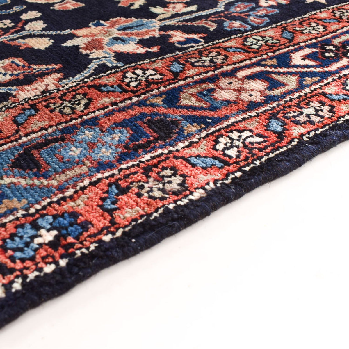 Biegacz Perski dywan - Nomadyczny - 322 x 102 cm - ciemnoniebieski