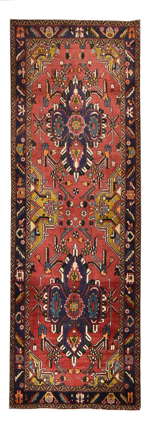 Biegacz Dywan perski - Tabriz - 338 x 112 cm - czerwony