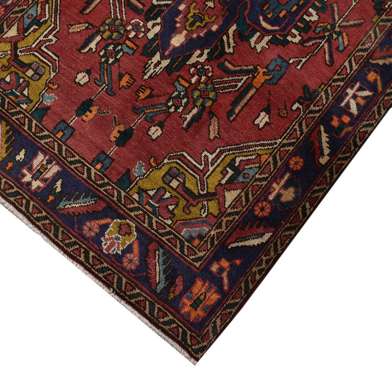 Biegacz Dywan perski - Tabriz - 338 x 112 cm - czerwony