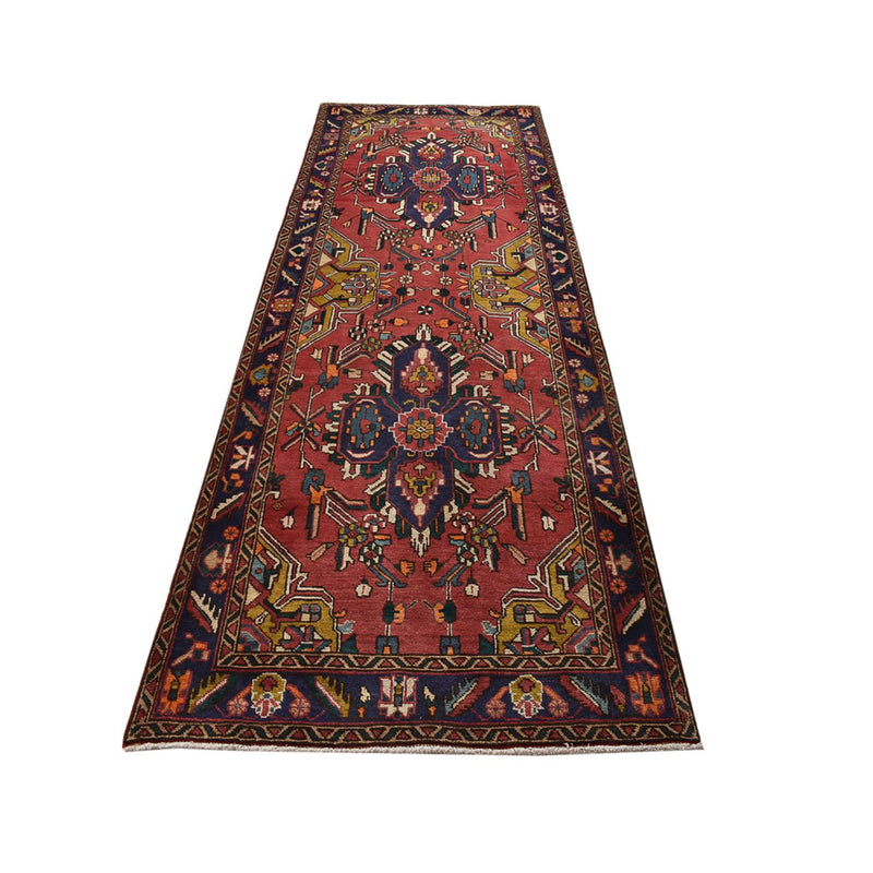 Biegacz Dywan perski - Tabriz - 338 x 112 cm - czerwony
