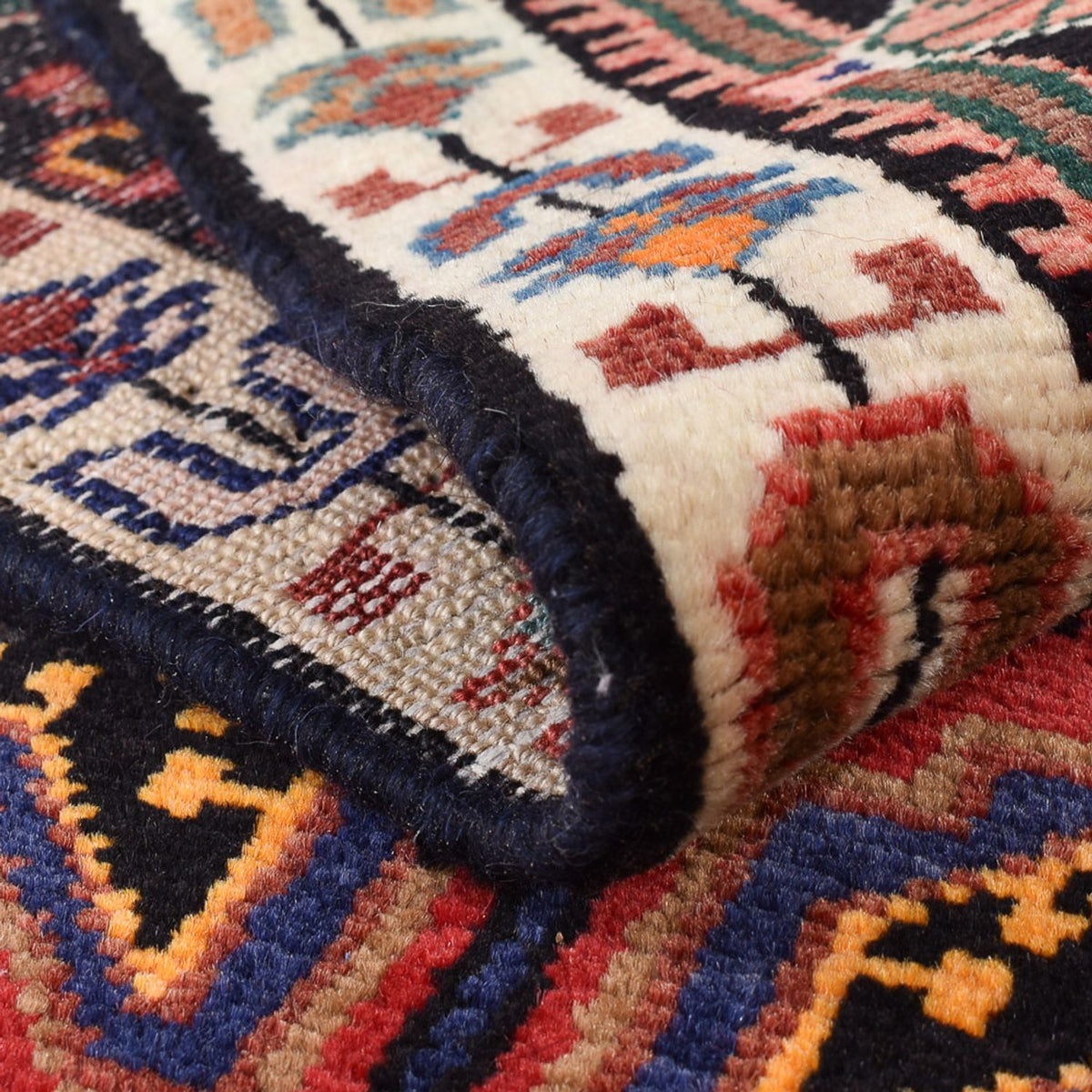 Biegacz Perski dywan - Nomadyczny - 223 x 125 cm - wielokolorowy