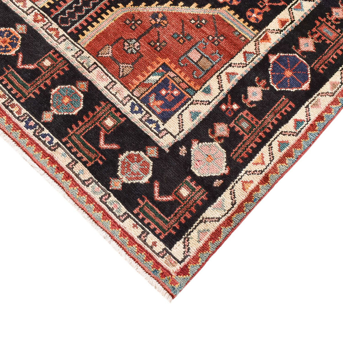 Perski dywan - Nomadyczny - 215 x 128 cm - wielokolorowy