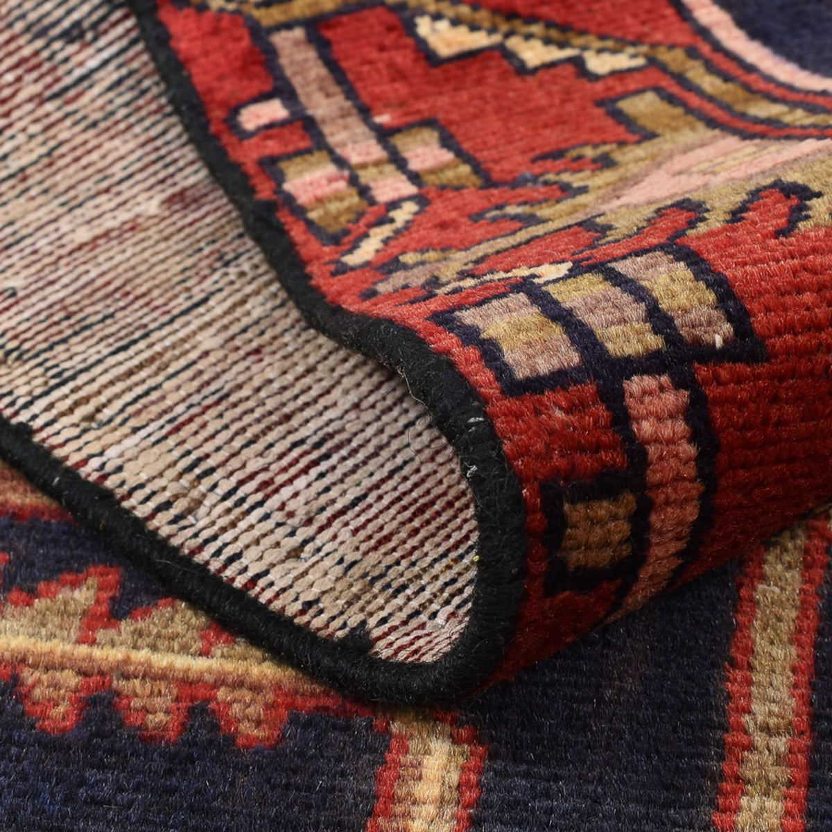 Perski dywan - Nomadyczny - 158 x 110 cm - ciemnoniebieski