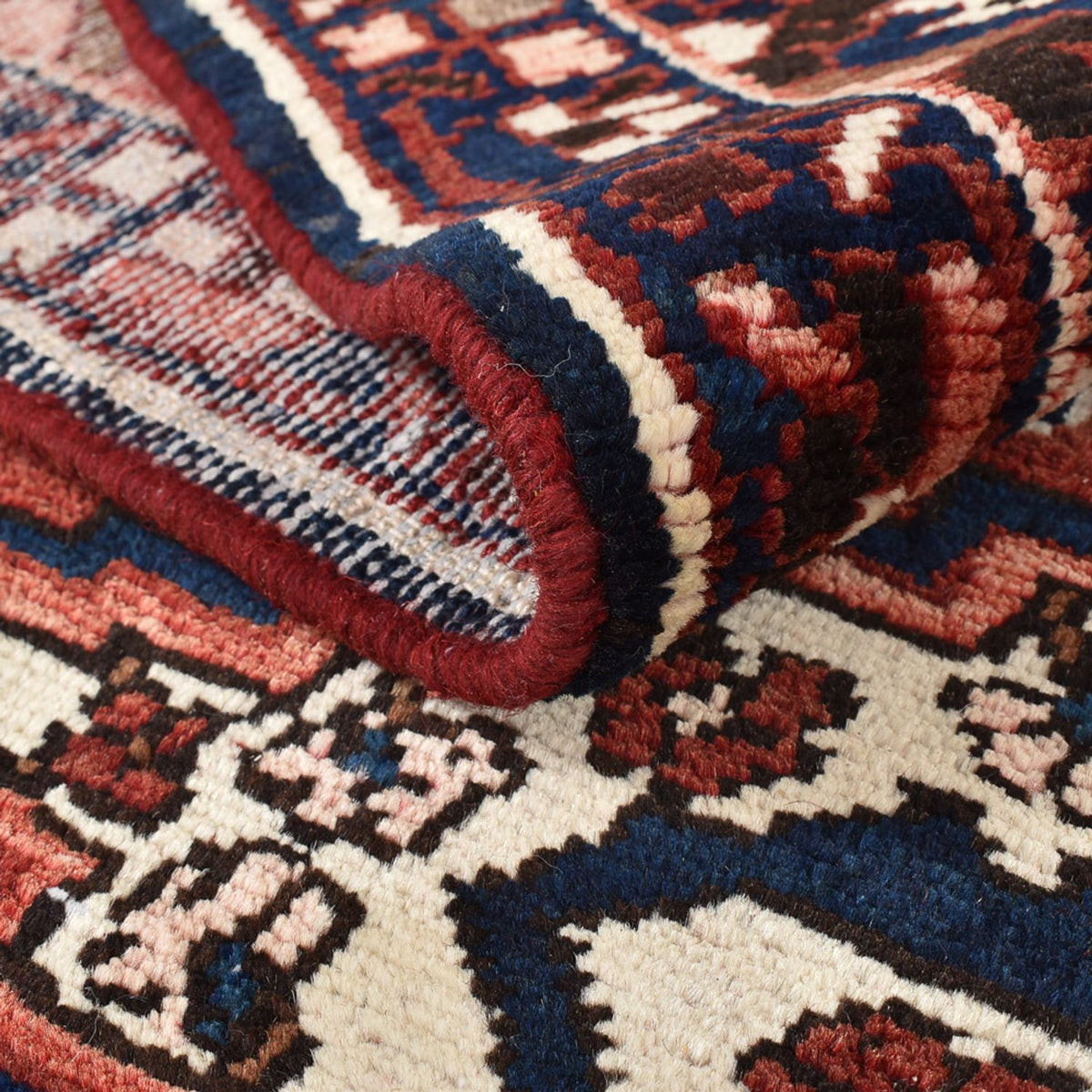 Perski dywan - Nomadyczny kształt specjalny  - 369 x 312 cm - ciemna czerwień