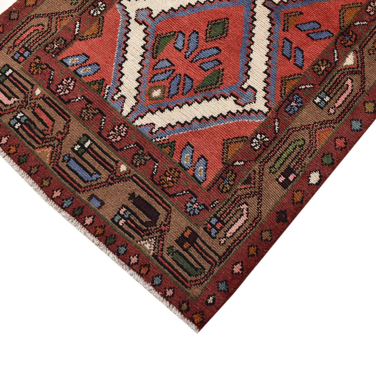 Biegacz Perski dywan - Nomadyczny - 303 x 81 cm - czerwony