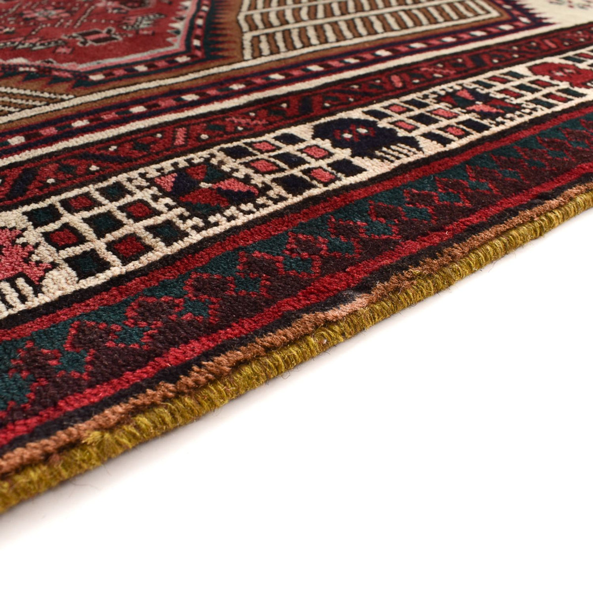 Biegacz Perski dywan - Nomadyczny - 336 x 100 cm - czerwony