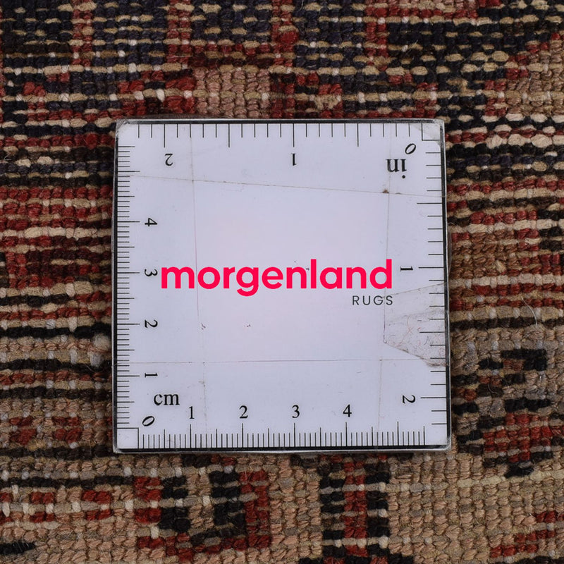 Biegacz Dywan perski - Bijar - 406 x 100 cm - terakota