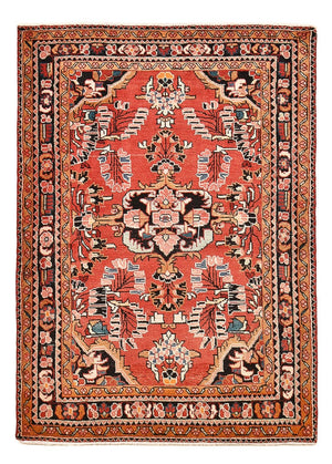 Perski dywan - Nomadyczny - 159 x 112 cm - czerwony