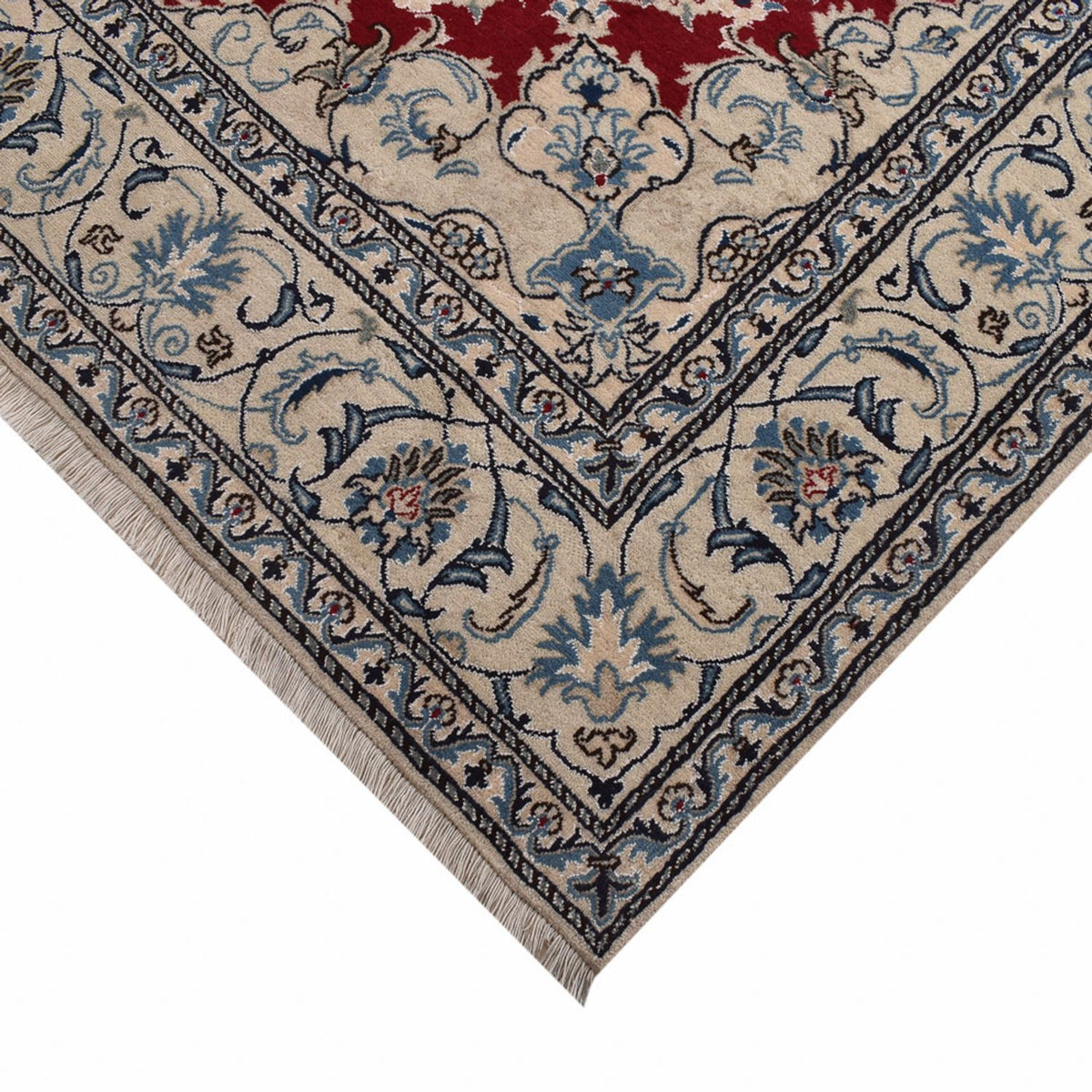 Dywan perski - Nain - 290 x 198 cm - czerwony