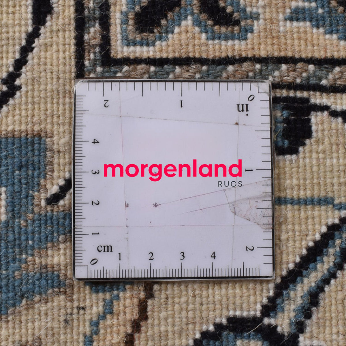 Dywan perski - Nain - 300 x 197 cm - niebieski