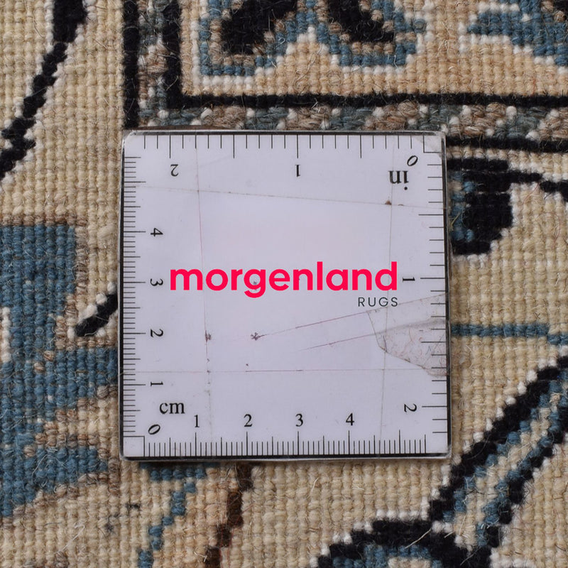 Dywan perski - Nain - 300 x 197 cm - niebieski