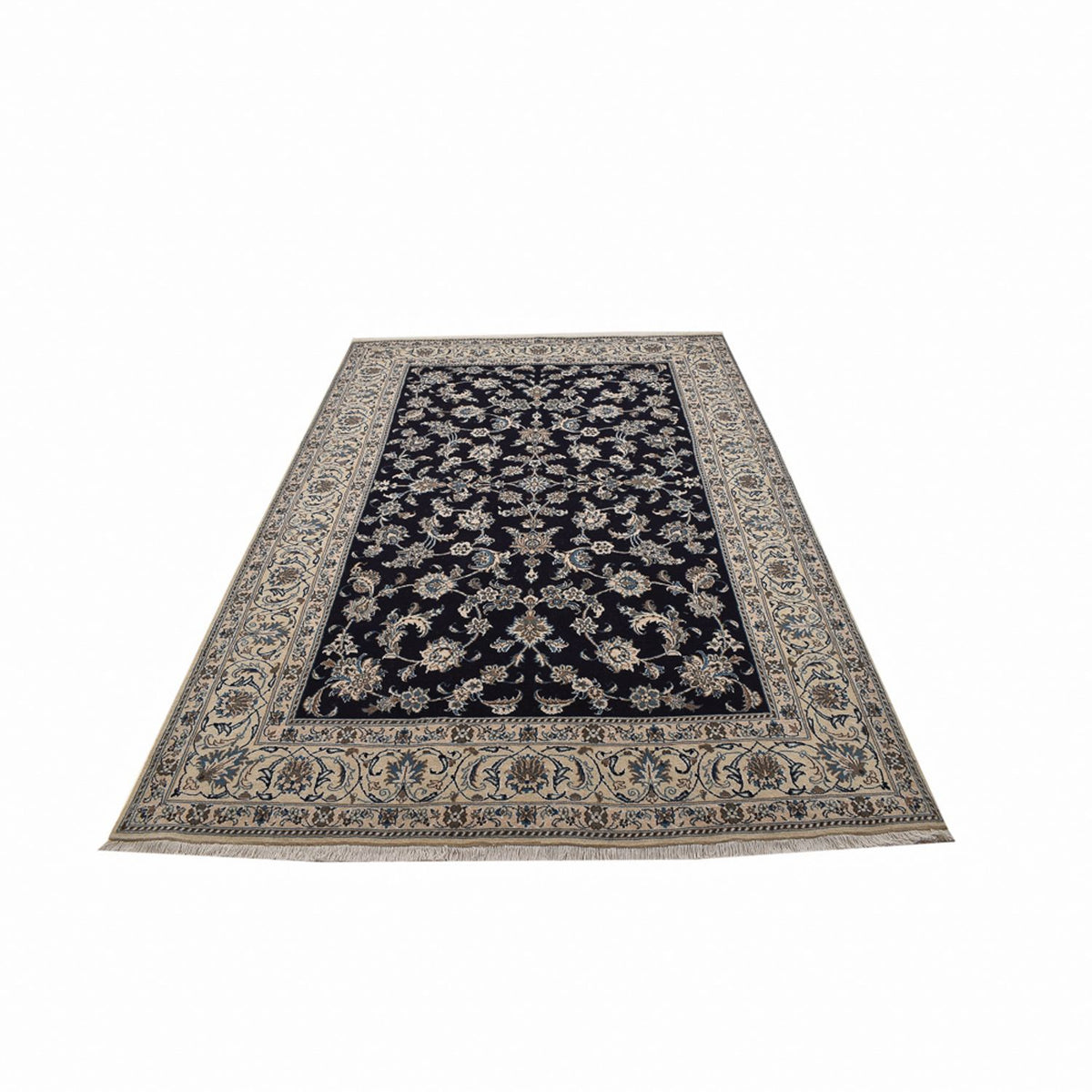 Dywan perski - Nain - 290 x 193 cm - ciemnoniebieski