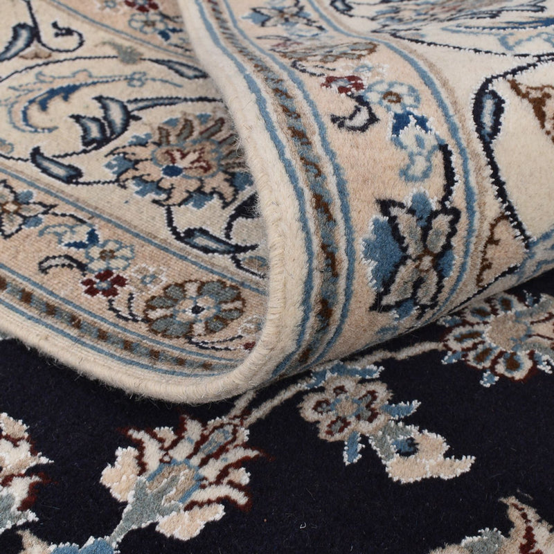 Dywan perski - Nain - 310 x 198 cm - ciemnoniebieski