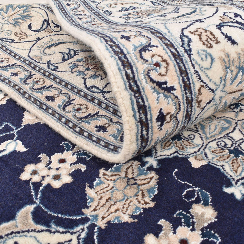 Dywan perski - Nain - 295 x 195 cm - ciemnoniebieski