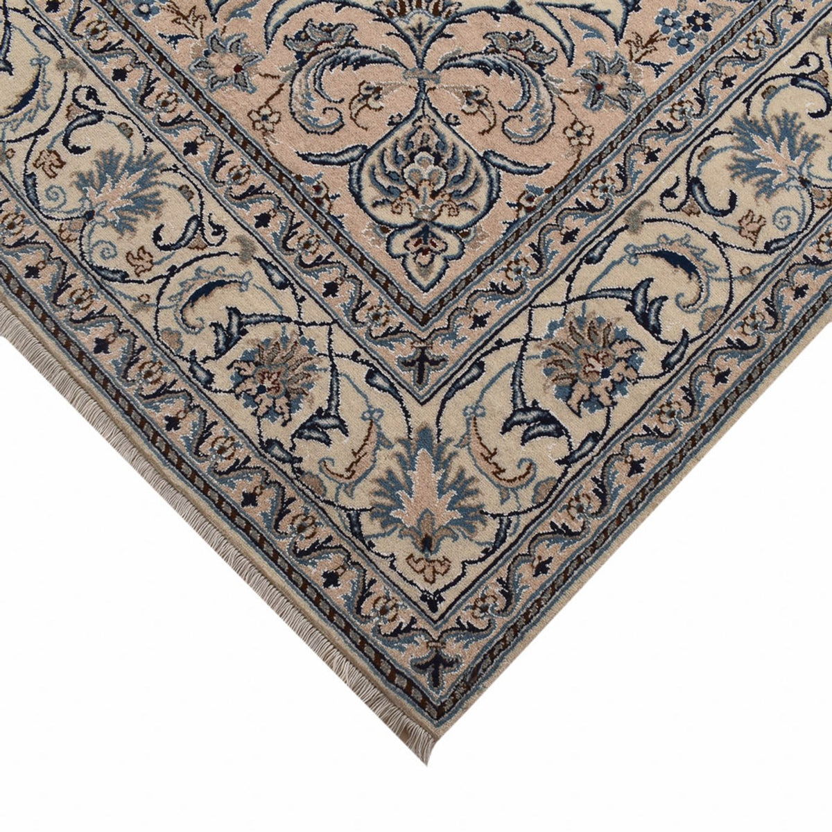 Dywan perski - Nain - 293 x 198 cm - piaskowy