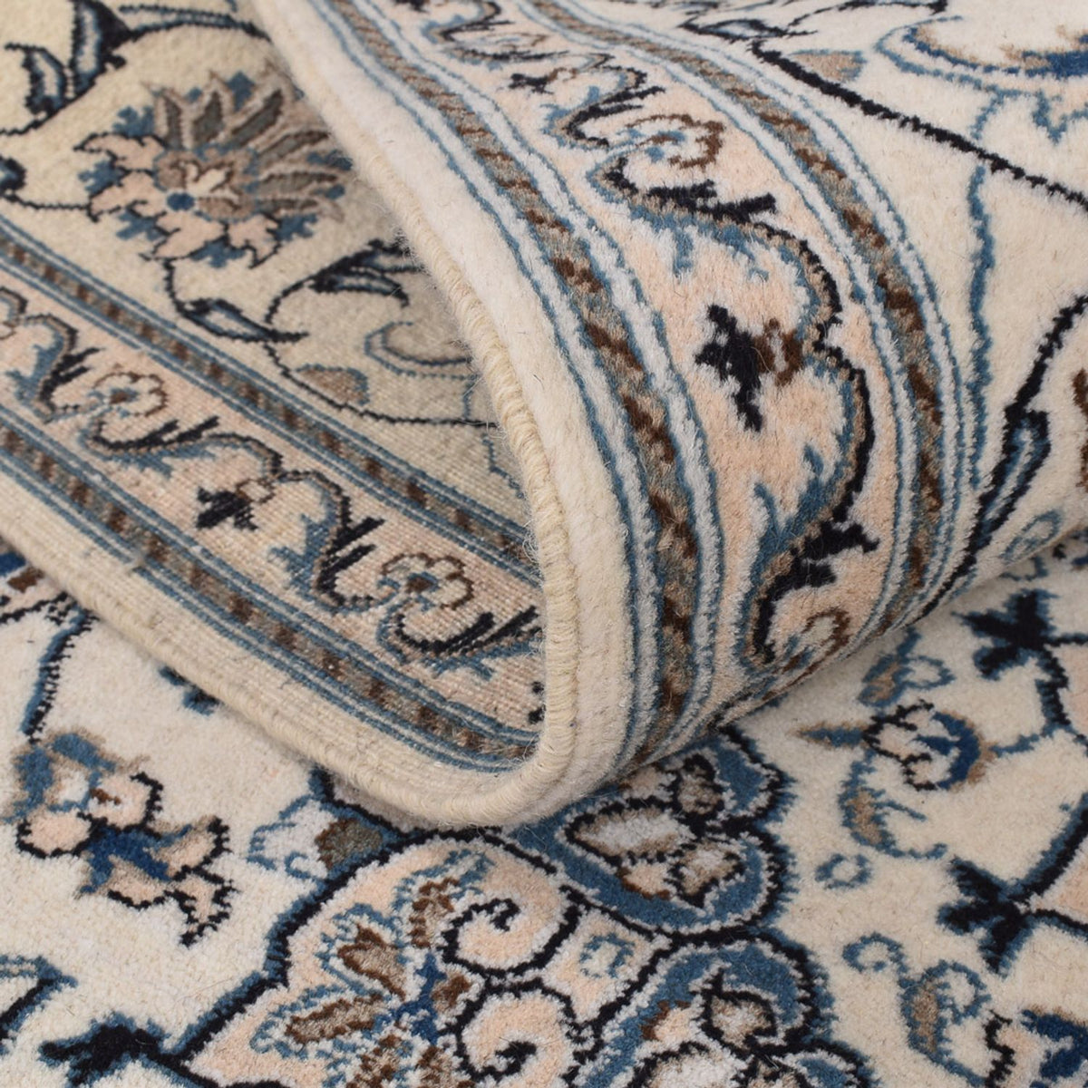 Dywan perski - Nain - 309 x 197 cm - kremowy