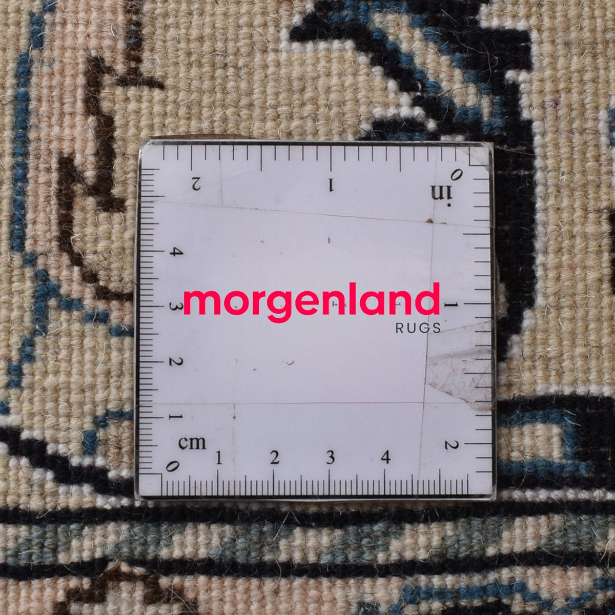 Dywan perski - Nain - 298 x 202 cm - ciemnoniebieski