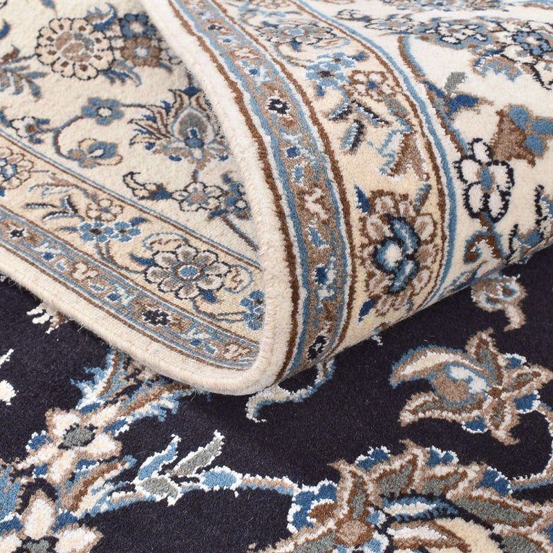 Dywan perski - Nain kwadratowy  - 293 x 281 cm - ciemnoniebieski