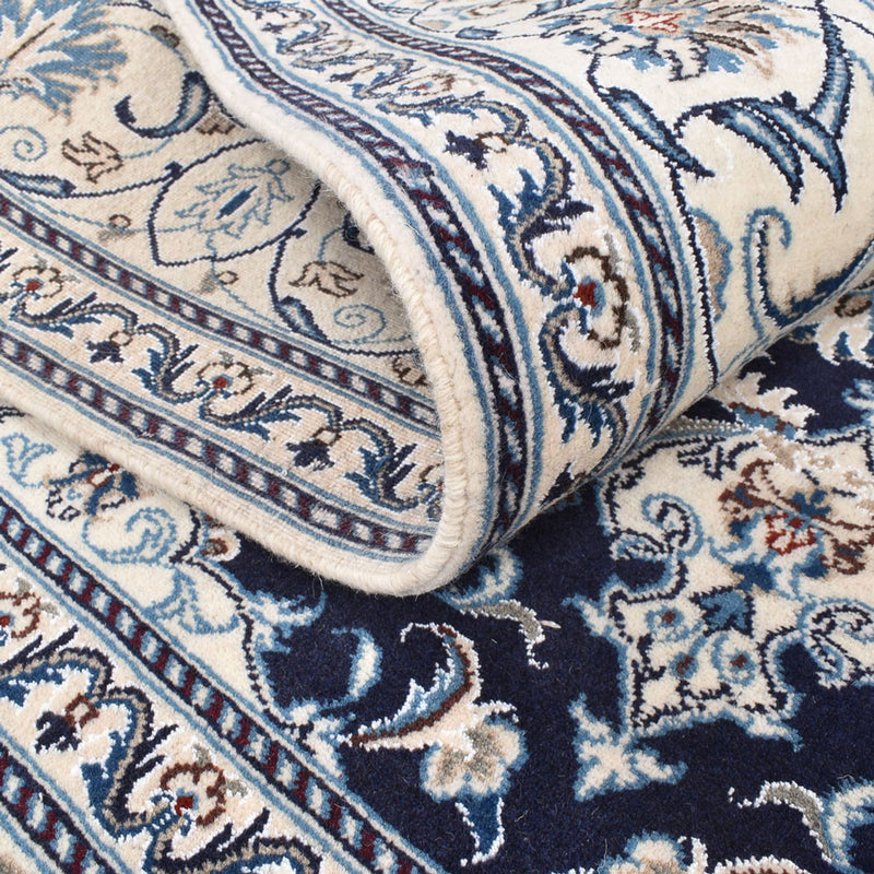 Dywan perski - Nain kwadratowy  - 198 x 195 cm - ciemnoniebieski