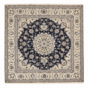 Dywan perski - Nain kwadratowy  - 195 x 193 cm - ciemnoniebieski