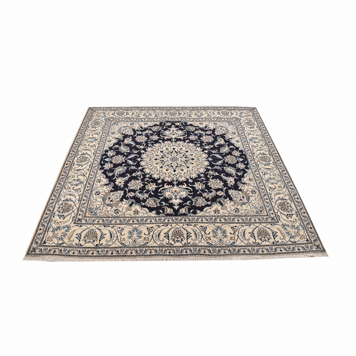 Dywan perski - Nain kwadratowy  - 198 x 193 cm - ciemnoniebieski